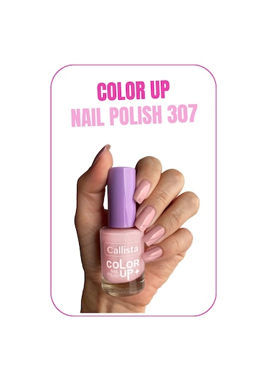 Callista Color Up Nail Polish Oje 307 Fairy Dust - Pembe
