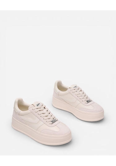 Steve Madden Off-track Bone Kadın Krem Sneakers Off-track
