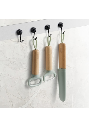 Manyetik Döner Kancalar, Çok Amaçlı İç Mekan Dış Mekan Kullanımı İçin Ağır Hizmet Neodim Kancalar, Mutfak, Izgara, Anahtar Tutucu - Siyah Siyah