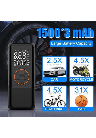 Dijital Ekran Czk-d02 Dijital Ekranlı Lastik Şişirme Hava Pompası