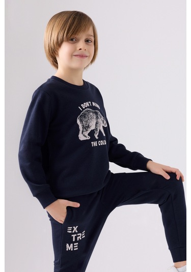 Rolypoly Erkek Çocuk Eşofman Takımı Rp3453 Lacivert Lacivert