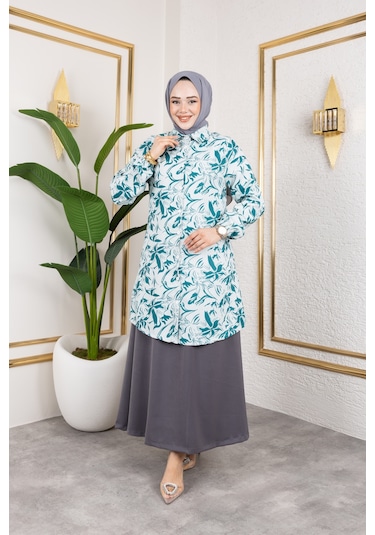 Etekli İkili Takım - Yeşil / T0106 Yeşil