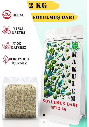 Kakulem Sertifikalı Soyulmuş Darı Kabuksuz Darı 2 Kg