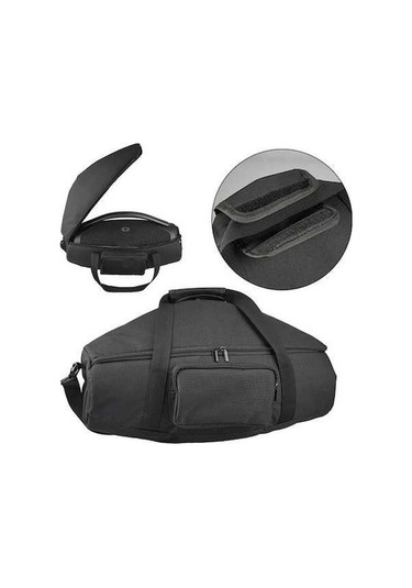 Sandwich Cbtx Jbl Boombox 3/2 İçin Seyahat Çantası Taşınabilir Bluetooth Hoparlör Bezi Omuz Askılı Saklama Çantası - Siyah Siyah