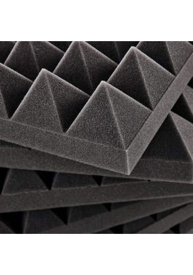 Türkeli Ses Yalıtm Akustik Piramit Süngeri 40 MM 50 x 50 CM Bantlı