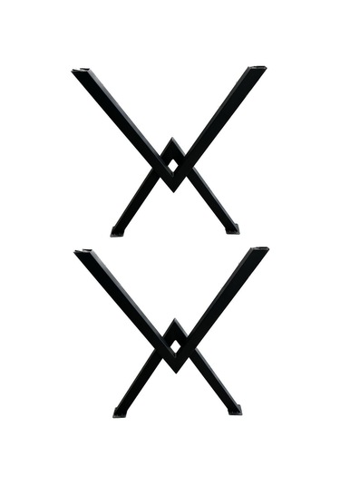 Homdep Masa Sehpa Ayağı X Model Ayak Siyah