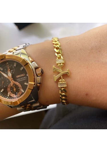 Simurg Jewellery Gümüş Y Harf Bileklik