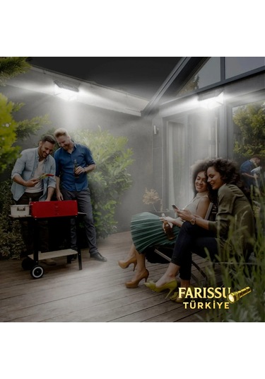 Solar Hareket Sensörlü Dış Mekan Bahçe Lambası 9 Adet