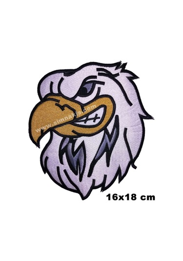 Kartal Nakış Işleme Arma Patch Yama Peç 16X18 Cm