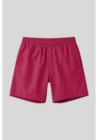 Tommylife Fuşya Hızlı Kuruyan Standart Fit Erkek Deniz Şortu - 81237