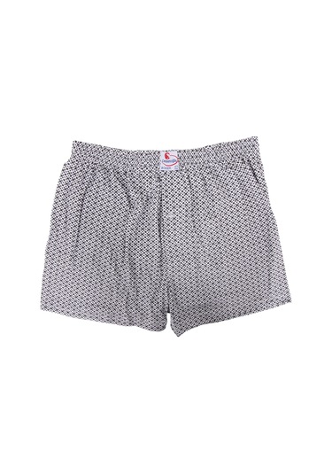 Erkek 6'lı Karışık Desenli Düğmeli Rahat Boxer Şort