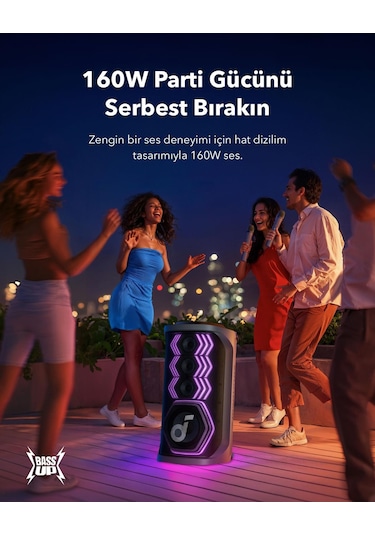 Anker Soundcore Rave 3 Aı Karaoke Bluetooth Hoparlör - A31a3