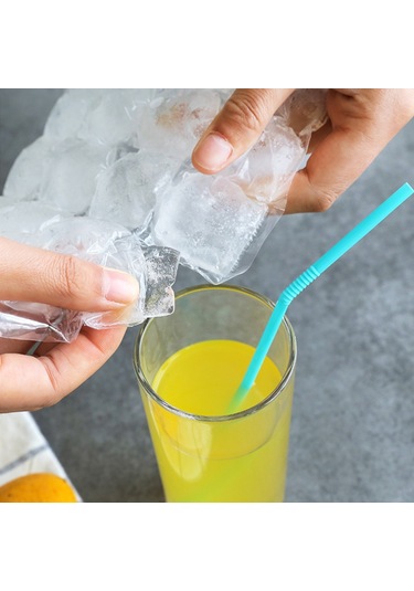 Wezone 10 Adet Pe Buzluk Torba, Otomatik Kapaklı Buz Üretim Şablonu, Soğutma Ve Nakliye İçin Soğuk Depolama Çantası Çok Renkli