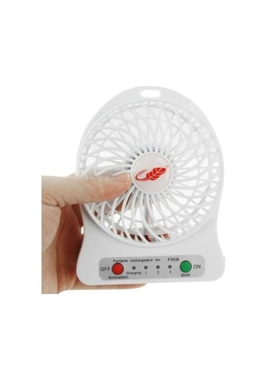 Periboia Şarjlı Taşınabilir Mini Fan - Vantilatör