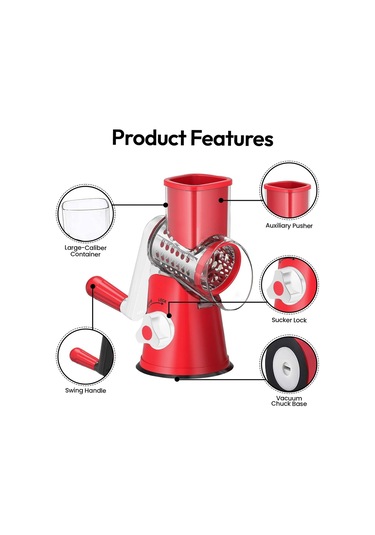 Döner Peynir Dilimleyici, 3'ü 1 Arada Paslanmaz Çelik Mutfak Gereçleri Mandolin Sebze Dilimleyici Döner Peynir Dilimleyici Mutfak Gereçleri Mavi