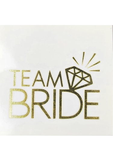 Team Bride Tektaş Gecici Dövme 10 Adet