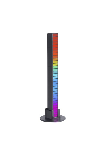 Sese Duyarlı 32 Led Şarjlı Rgb Ekolayzer 8 Mod Ambiyans Çubuğu