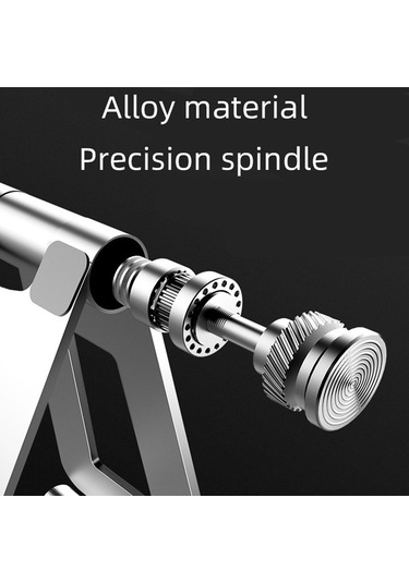 Kosona Z20 Alüminyum Telefon Ve Tablet Tutucu: 270 Döner, Çift Katlanabilir, Taşınabilir Masaüstü/yatak Odası Stantı Gri