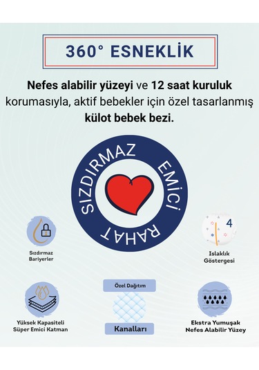 Paddlers Külot Bebek Bezi 7 Numara XX-Large 90 Adet (20-30 Kg) Ekstra Aylık Paket