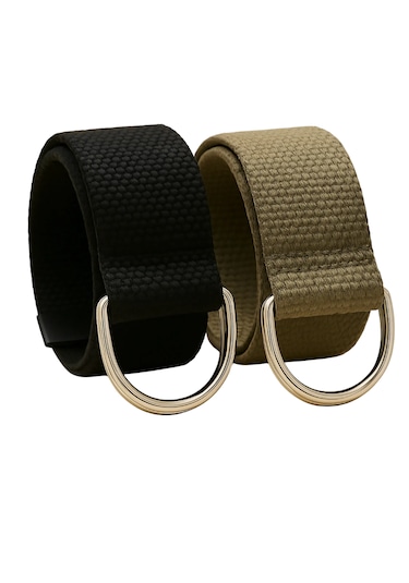 Bez Kemer 2'li Set Spor Halka Tokalı Taktik Çok Renkli