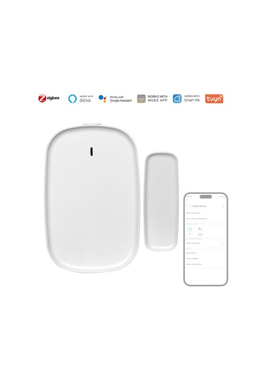 Suofeng Tuya Zigbee Akıllı Kapı/pencere Sensörü, Ev Güvenliği Alarm Sistemi, Uzaktan Kontrol, Google Uyumlu