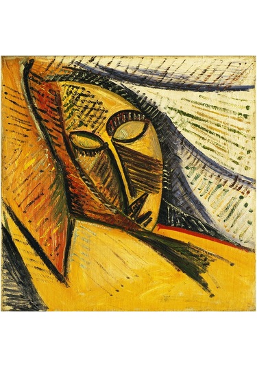 Henri Matisse Ve Picasso Kadınları Doğal Taş Bardak Altlığı 4'lü Set - Natural Stone Coasters - Taş Çok Renkli