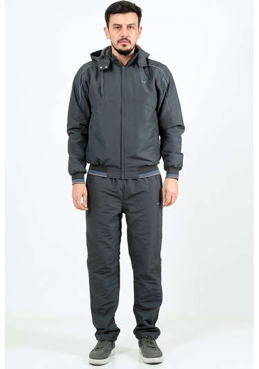 Enrıco Ferry Erkek Mıcropoly Kumaş Içi Polarlı Eşofman Takım2450A