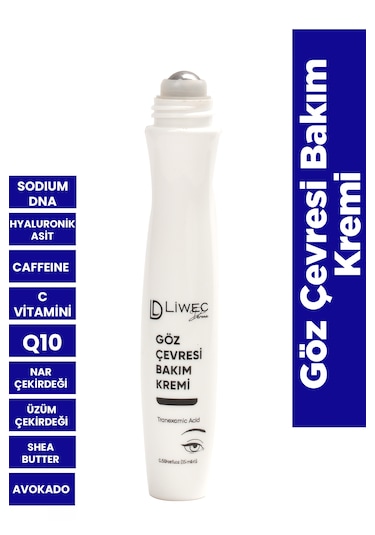 Liwec Derma Göz Çevresi Bakım Kremi 15 ML