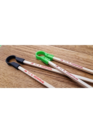 Chopstick Tutucu Aparat Chopstick Öğrenme Aparatı 2 Adet Renkli
