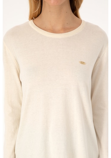 U.s. Polo Assn. Kadın Kazak /triko 50313579-vr256 İnci