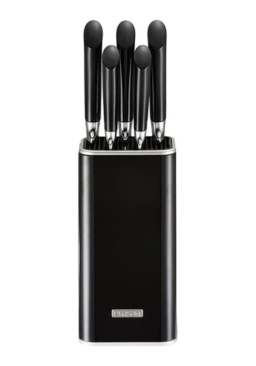 Emsan Venice 6 Parça Bıçak Seti Siyah Siyah
