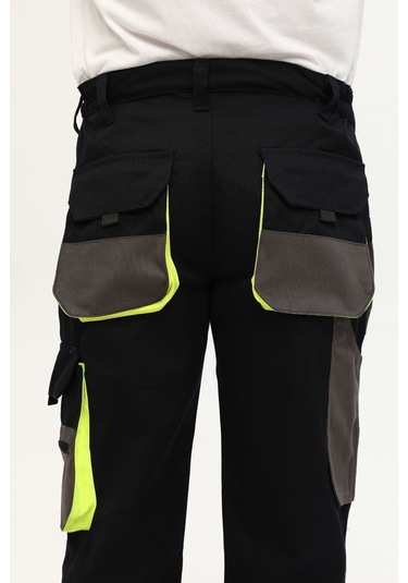 Uniprom İş Pantolonu Lizbon Model Çok Cepli Harman Kumaş