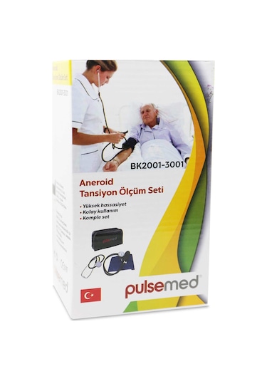 Pulsemed BK2001-3001 Mekanik Aneroid Tansiyon Ölçüm Seti