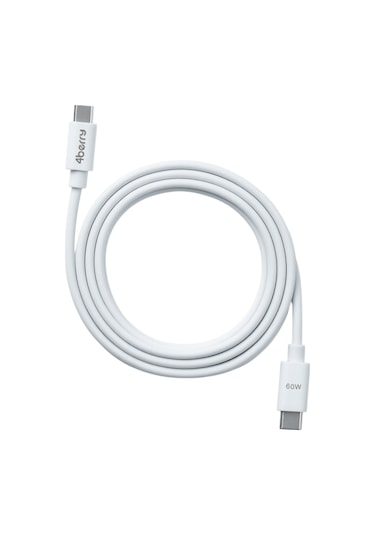Eco-cct Beyaz Usb-c-c Kablo 1.2 M, 60 W Hızlı Şarj