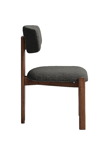 Espoo İskandinav Ahşap Bohem Sandalye Ceviz - Antrasit