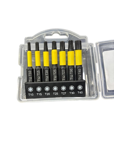 Torx Bits Set 7 Parça S2 Kalite 50 Mm