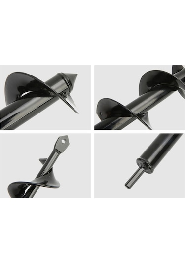 Xindoker Bahçe Toprak Burgusu - Çelik Yapılı Spiral Delici Matkap Ucu 5x22cm