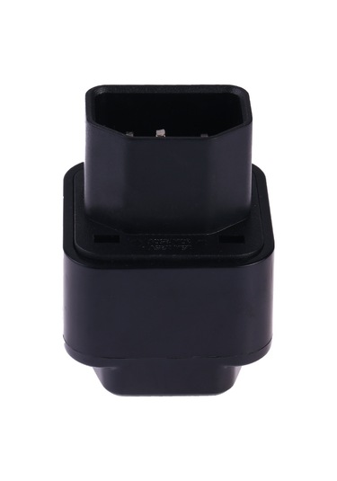 Taşınabilir Evrensel Soket - C14 Erkek Fiş Ups Pdu Apc Bilgisayar Sunucusu Güç Adaptörü Seyahat Şarj Cihazı Siyah