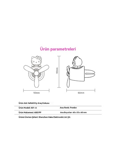 Çizgi Film Araba Havalandırma Deliği Aromaterapi Süsü Tavşan