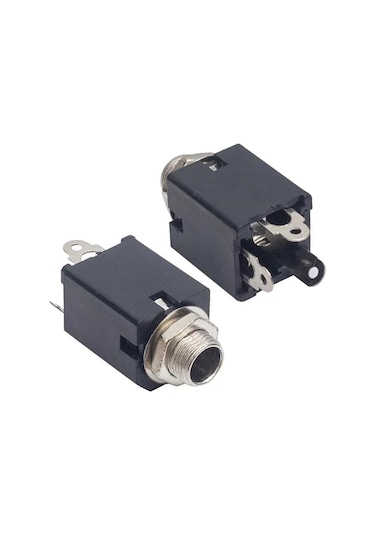 6.3mm Gitar Şase Stereo Dik