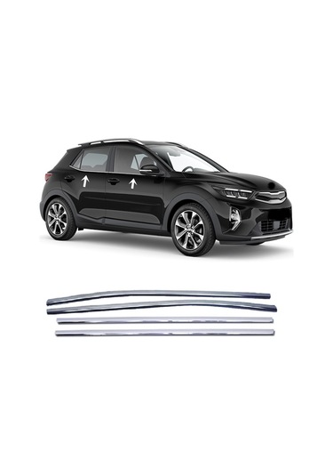 Kia Stonic Krom Cam Çıtası 4 Kapı P.çelik 2018 Sonrası