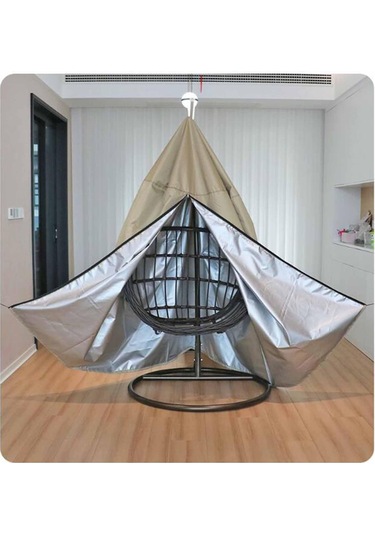 Suntek Veranda Asılı Yumurta Sandalye Kılıfı Bahçe Hava Altın Çap 121cm