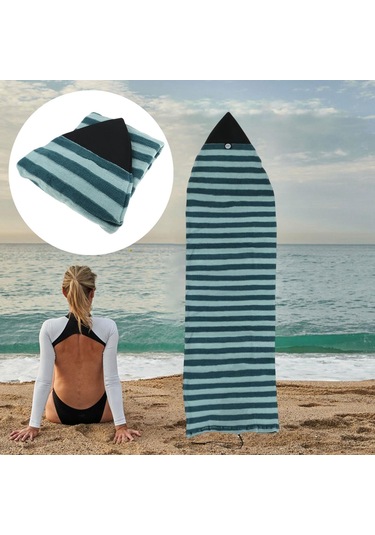 Suntek Sörf Tutkunları İçin Tahtası Çorap Kılıfı Yeşil Şerit Yeşil