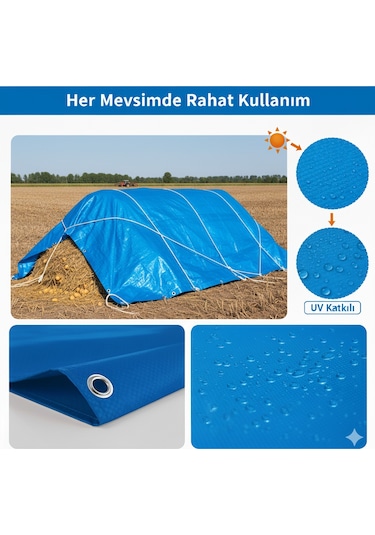 Sanat Pe Branda - 130 Gr/m2 Mavi