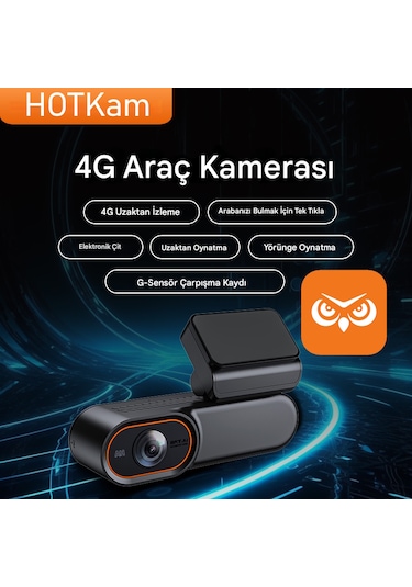 O-kam 2026 4g Araç Içi Kamera Ve Görüntülü Araç Takip Sistemi Google Maps 1080p Kamera Gps