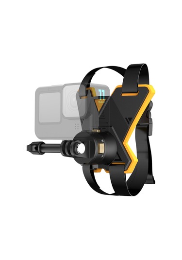 Dianziye Motor Kaskı Çene Kayışlı Sabitleyici: Çiftli Çene Kayışı + Gopro Manyetik Taban, Hareket Kamerası Uyumlu, Kolay Kurulum, Açı Ayarlı Çok Renkli