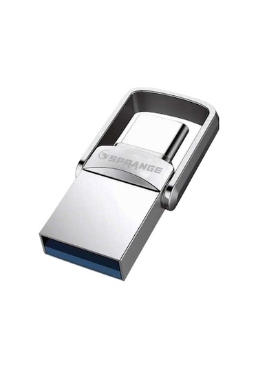 Sotgt64 Type-c & Usb 3.2 64gb Mini Metal Otg Flash Bellek