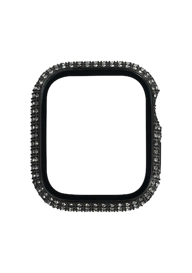 Watch 7 41mm Zore Watch Gard 24 Kenarları Taşlı Sert Pc Kasa Ve Ekran Koruyucu-gold