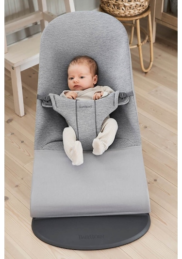 BabyBjörn 2'li Set Bliss Ana kucağı & Kanguru Mini 3D Jersey Light Grey
