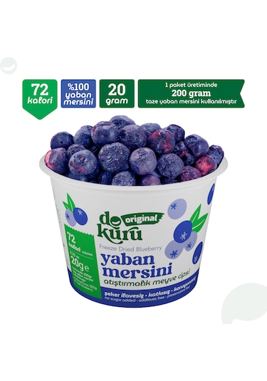 Dokuru Yaban Mersini Kuru Meyve Cipsi 20 G